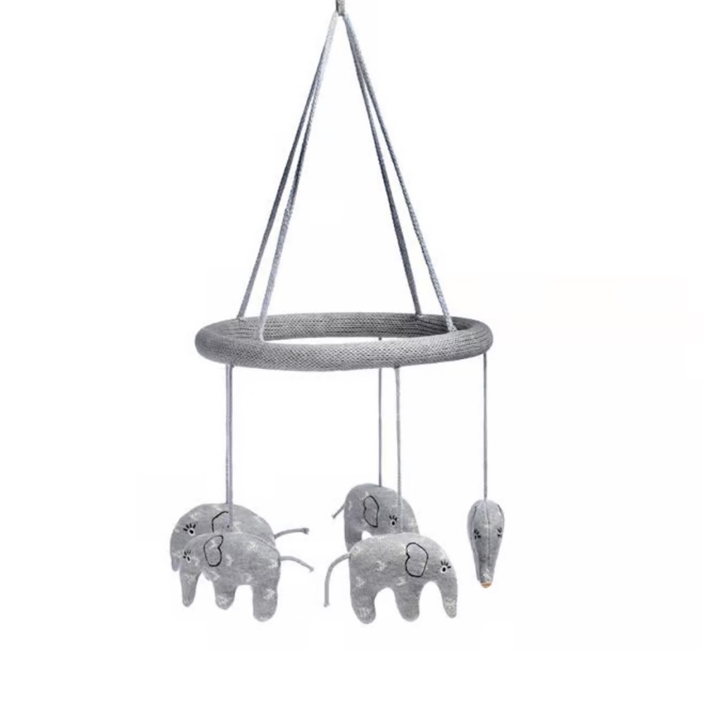 THE BABY TRUNK Elephant Baby Mobile High Quality Knit ADORABLE!!